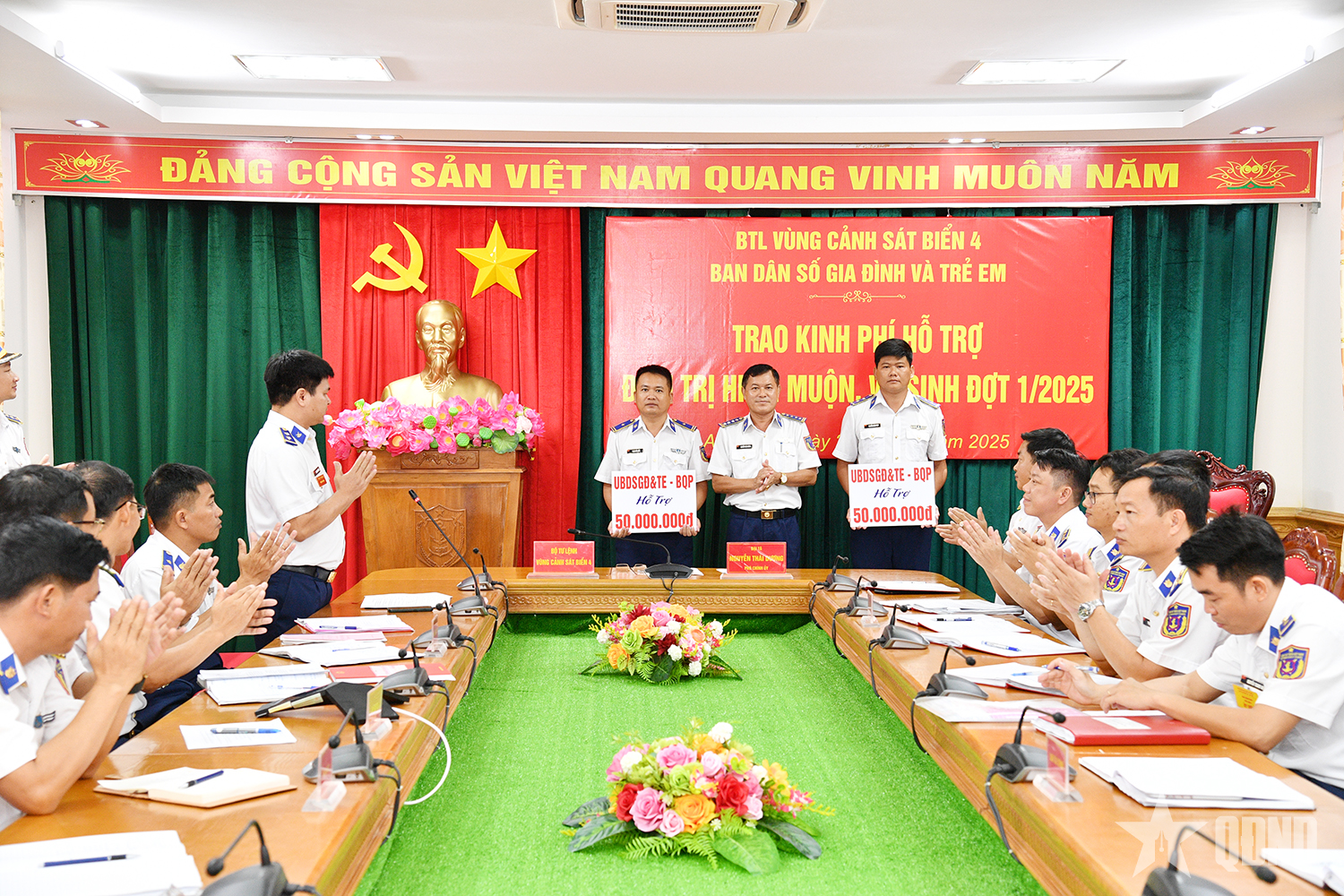 Bộ tư lệnh Vùng Cảnh sát biển 4 hỗ trợ gia đình quân nhân điều trị vô sinh, hiếm muộn